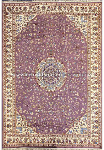 [9X6FT] Handmade Persian Carpet Design 100% Silk Wool High Quality Iranian Rug Turkey Carpet Handmade Authentic SK Kashmir Carpet SILK WOOL CH 2130