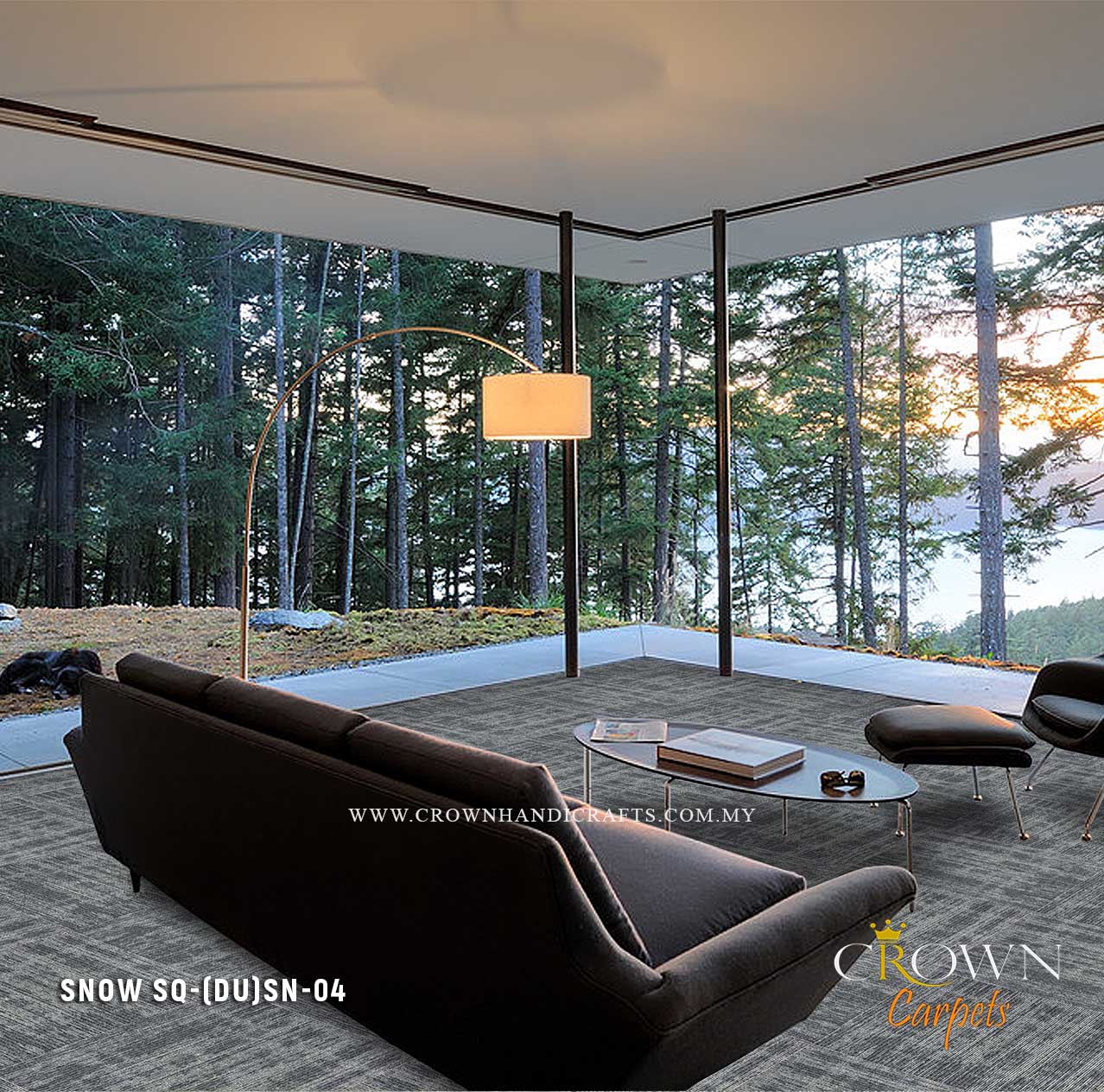 Attractive Floor Carpet Tile	| Snow SQ (DU)