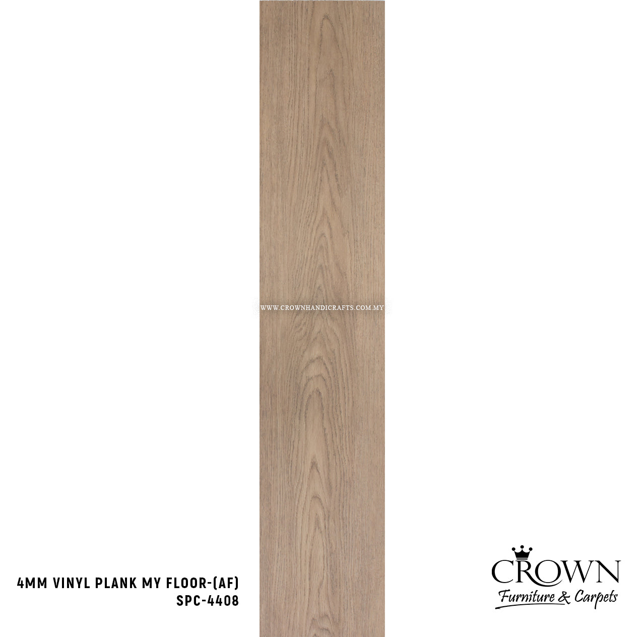 4MM SPC PLANK MY FLOOR SPC-4408 (AF) | 182X1220 | WATERPROOF SPC PLANK FLOORING | BOX 12PCS/29SF