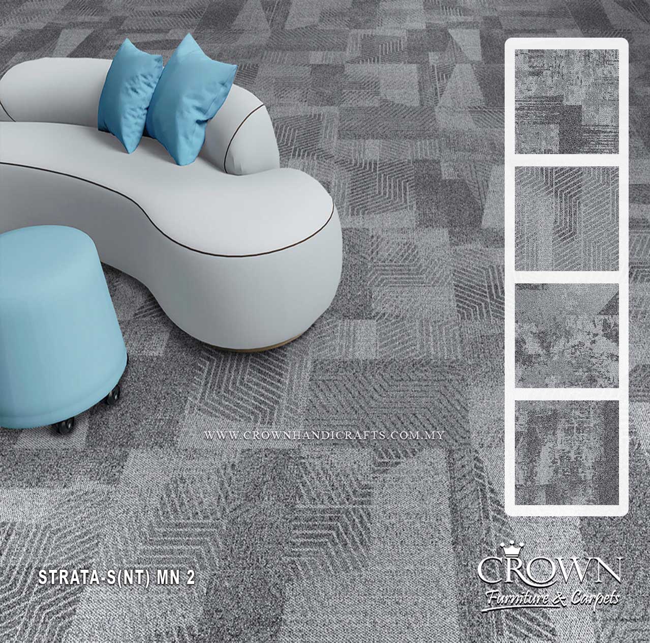 Premium Contemporary Carpet Tiles | Modern Textured Flooring for Business & Office Spaces | Strata (NT)