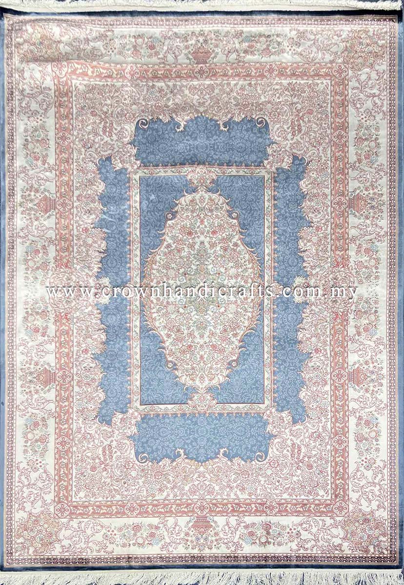 Limited Edition Persian Carpet 100% Silk Premium Range | Tashkent T537B