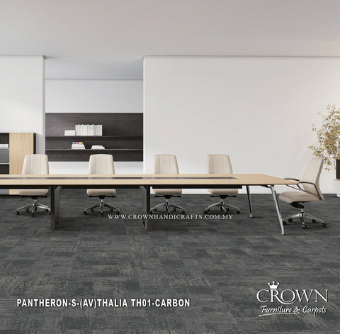 Crafted Carpet Tiles with Superior Finish | THALIA-PANTHERON - S (AV)