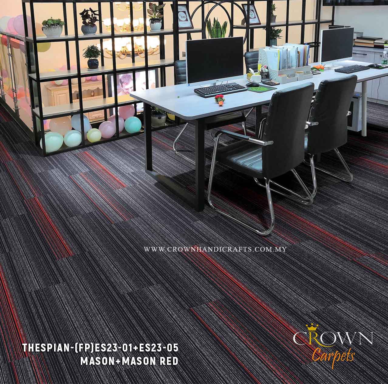 Excellent Patterned Carpet Tiles | Thespian-Essential Plank (FP)