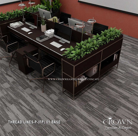 Contemporary Carpet Tiles – Smart Flooring for Office Spaces | Thread Lines-Modulo (FP)