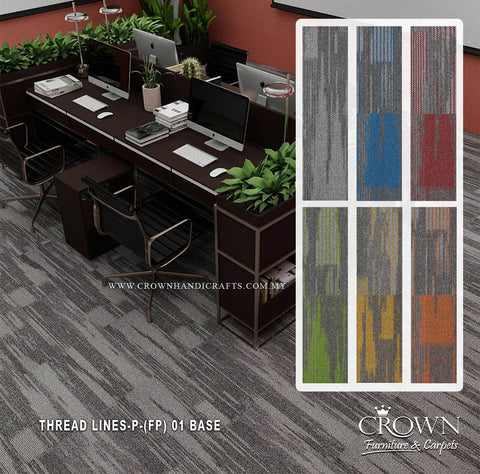 Contemporary Carpet Tiles – Smart Flooring for Office Spaces | Thread Lines-Modulo (FP)