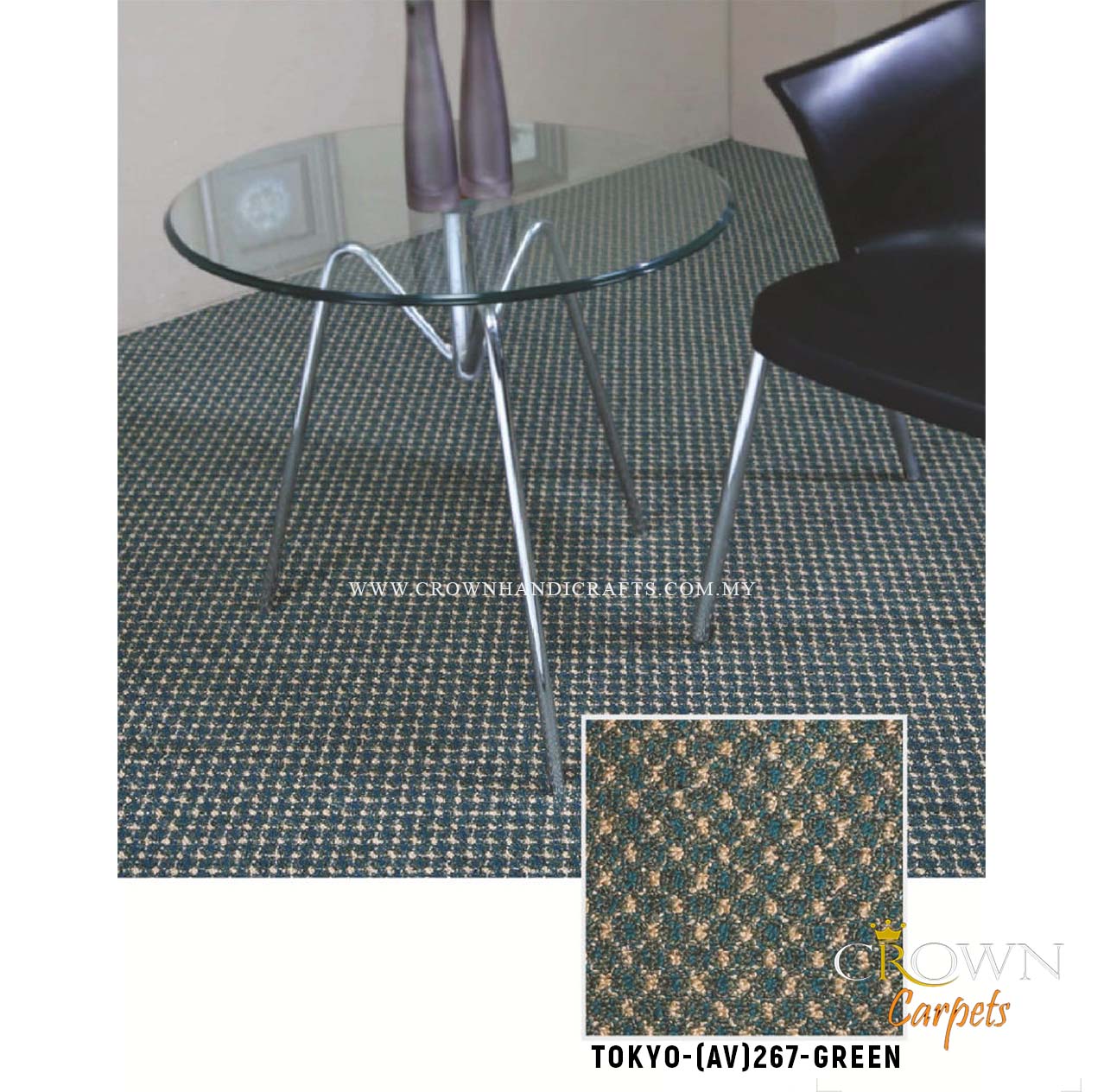 Combining style and functionality, crafted to endure high-traffic areas while preserving a polished appearance | Tokyo (AV) Wall To Wall Carpet