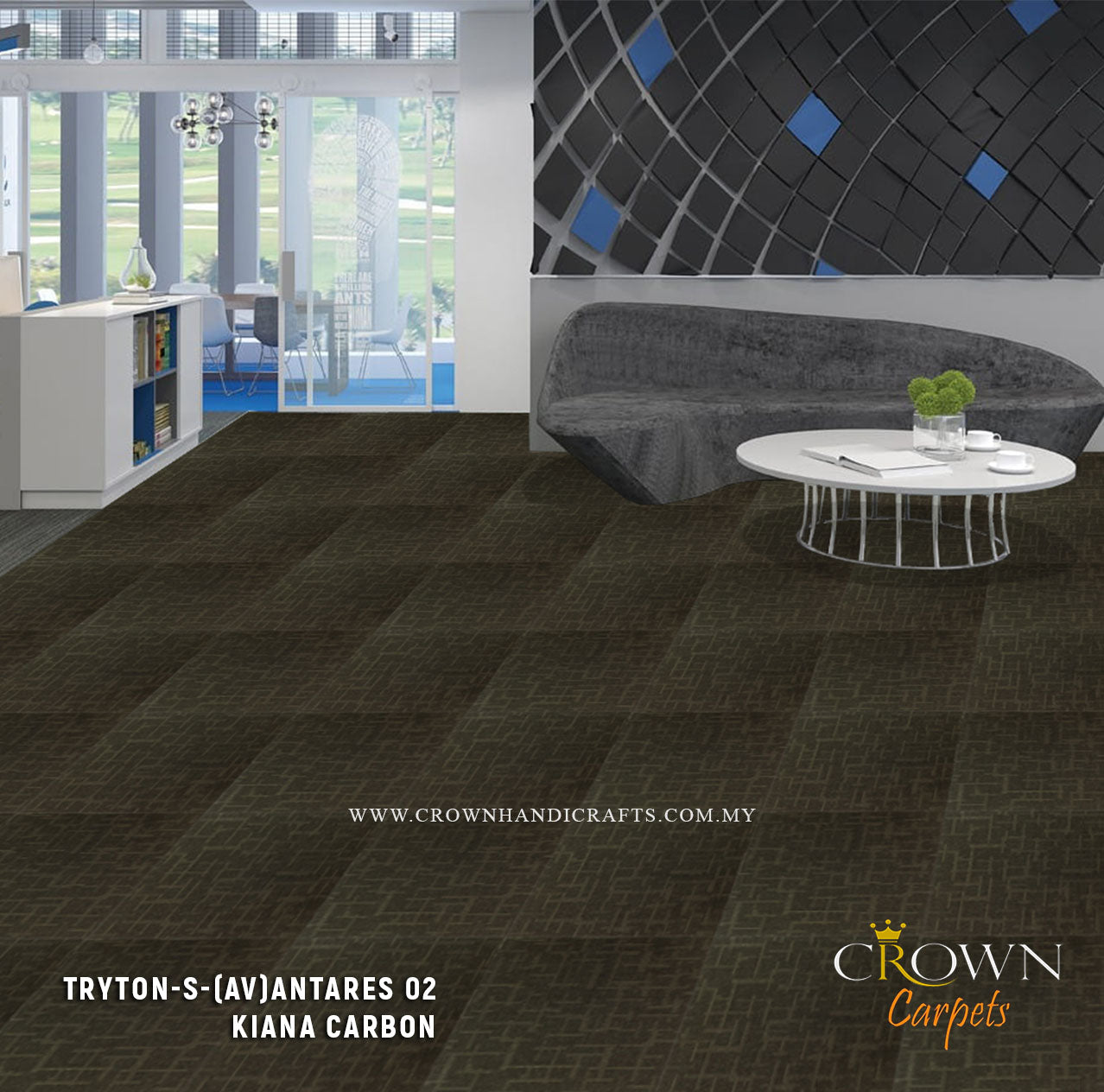 Carpet Tiles for Office Flooring Uses | Tryton - S (AV)