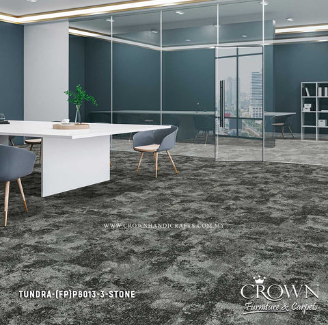 Premium Office Carpet Tiles | Contemporary Modular Floor Design with Textured Finish | Tundra-Colorshift (FP)