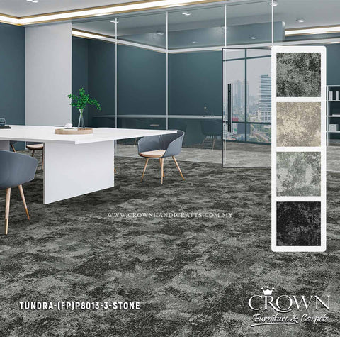 Premium Office Carpet Tiles | Contemporary Modular Floor Design with Textured Finish | Tundra-Colorshift (FP)
