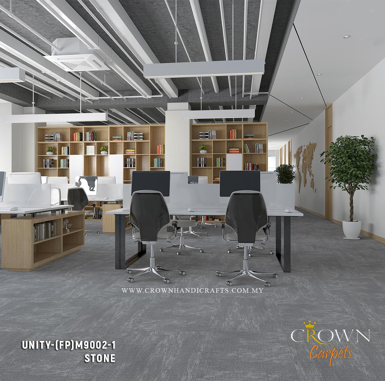 Competitive Price Textured Carpet Tiles | Unity-Essential (FP)