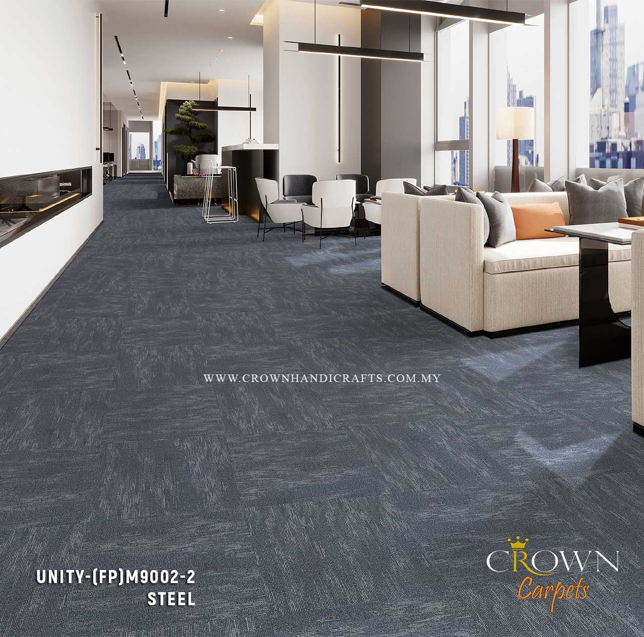 Competitive Price Textured Carpet Tiles | Unity-Essential (FP)