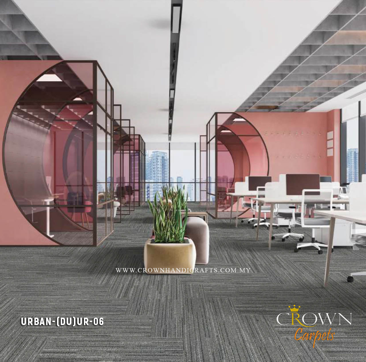 Remarkable Modern Office Carpet | Urban Plank (DU)