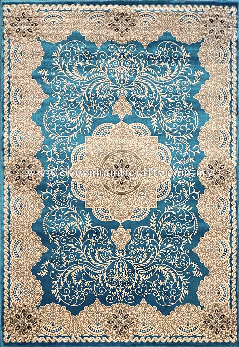 Persian Style Turkish Rugs High End Durable Carpet for Living Room Bedroom | Kashan 9203