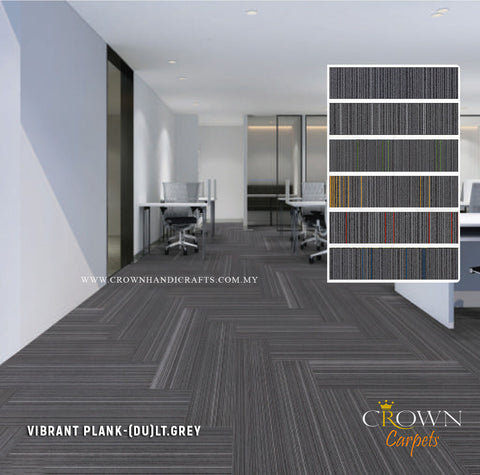 Amazing Tile Carpet for Office | Vibrant Plank (DU)