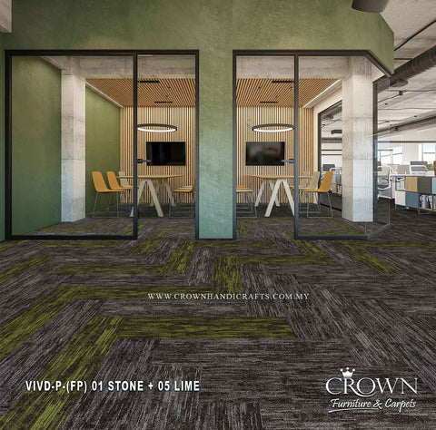 Modern Flooring for Workplaces – Durable Office Carpet Tiles | Vivid-Essential (FP)