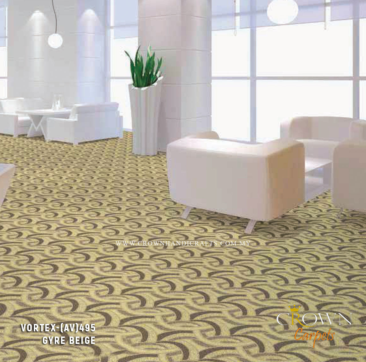 Upgrade your living and working spaces with the | Vortex (AV) Wall To Wall Carpet