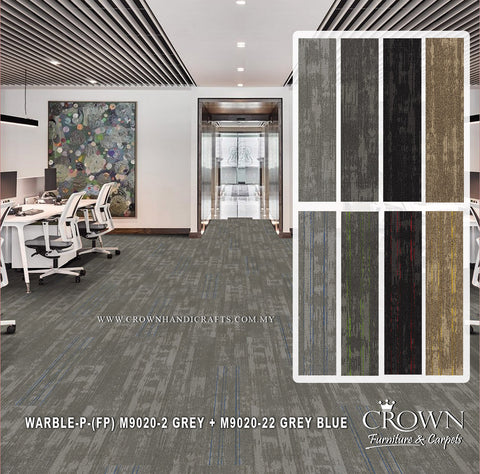 Modern Modular Carpet Tiles – Professional Flooring for Office Interiors | Warble-Essential (FP)