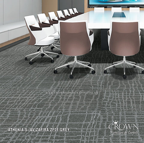 Modern Office Carpet Tiles with Timeless Design | ZAFIRA-ATHENIA - S (AV)