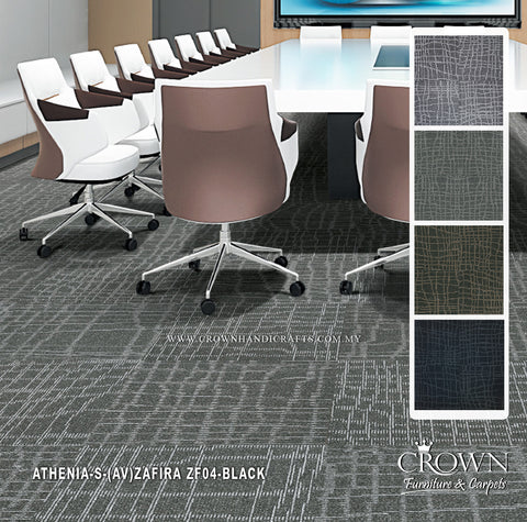 Modern Office Carpet Tiles with Timeless Design | ZAFIRA-ATHENIA - S (AV)