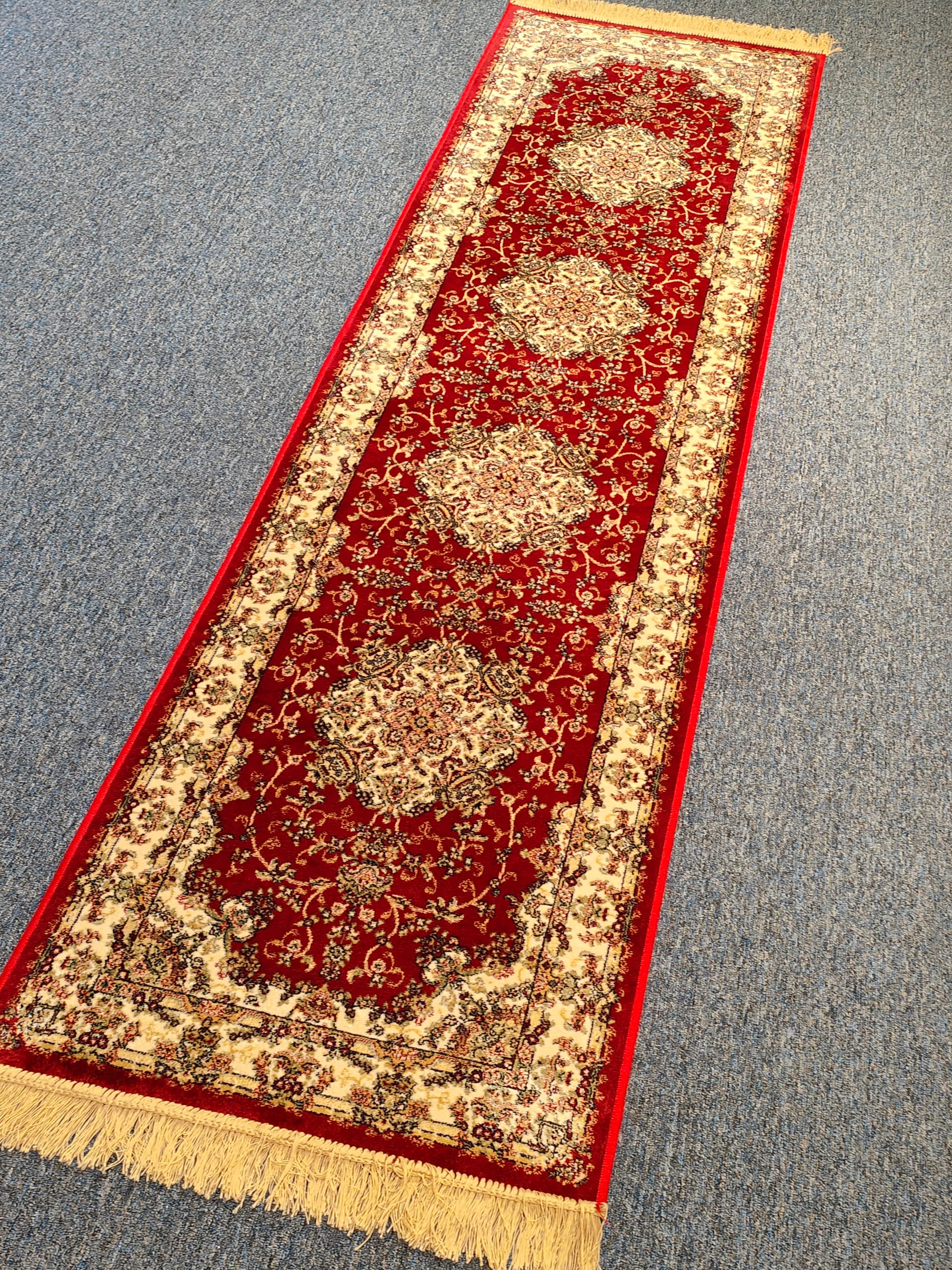 Step into Opulence A Silk-Touch Persian Runner in Premium Viscose | Zrabi 479